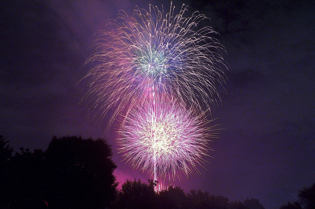 夜空に咲く花...彩