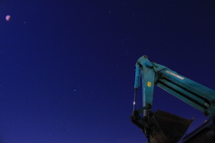 星空の下