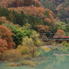 秋の渓谷鉄道　１５