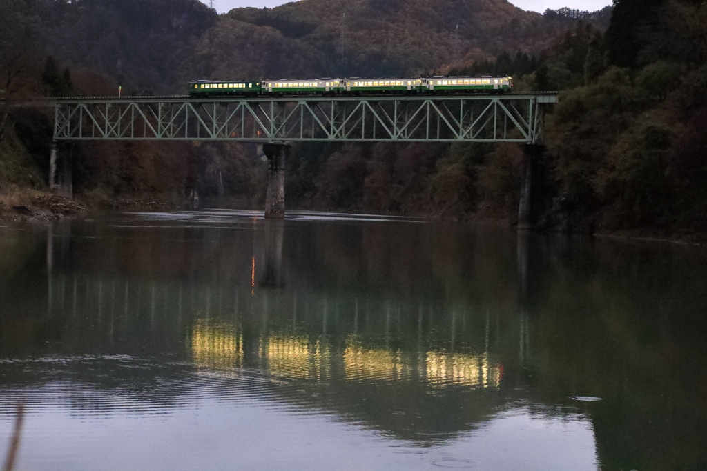 秋の只見線の旅　６