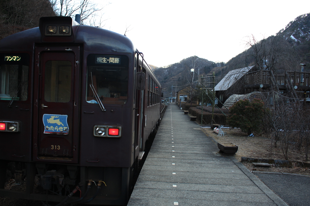 間藤駅風景  2