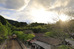 神戸駅の夕景