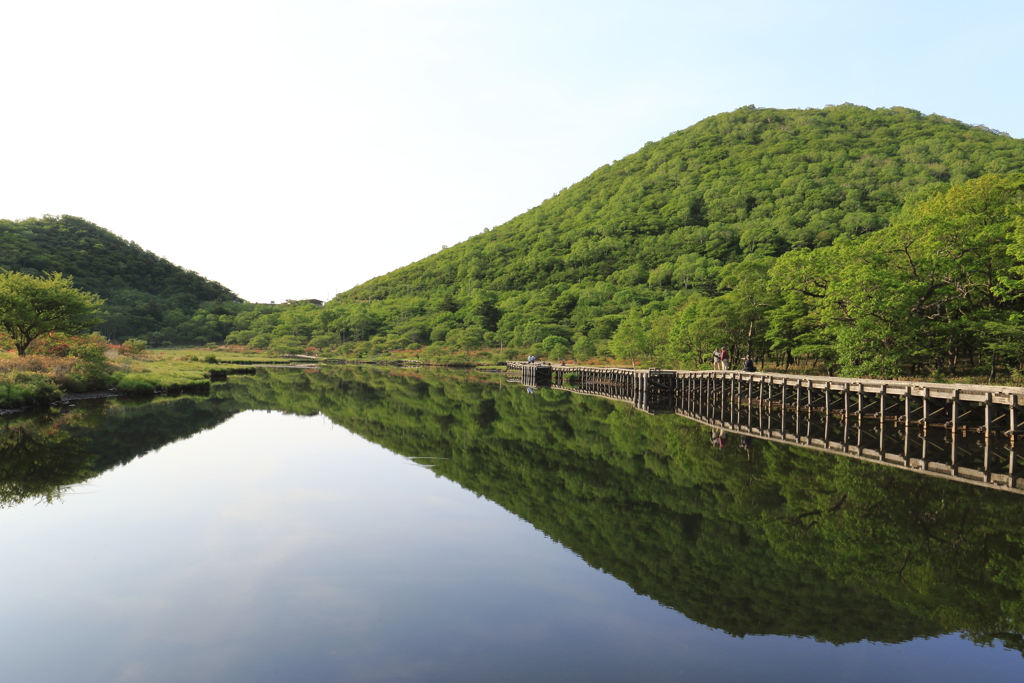 覚満淵の砂時計