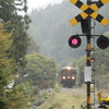 １０月　雨のローカル線