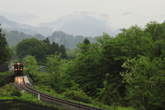 雨降りて