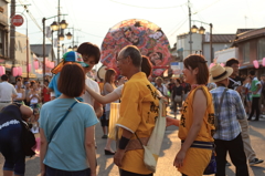 祭りの日に