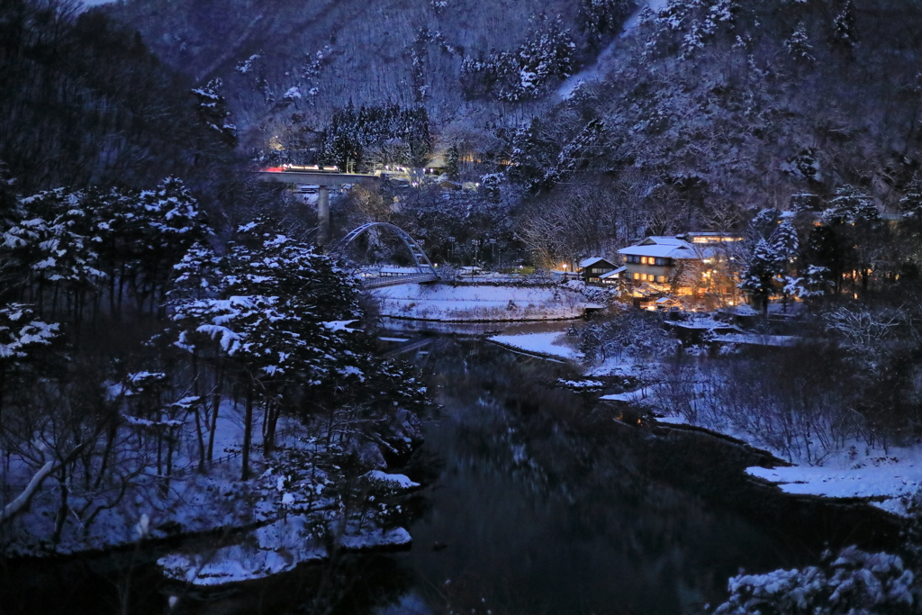 雪の野岩鉄道 ４ by x7i （ID：10850105） - 写真共有サイト:PHOTOHITO