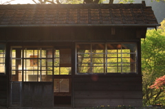 沢入駅 間藤行きの待合室