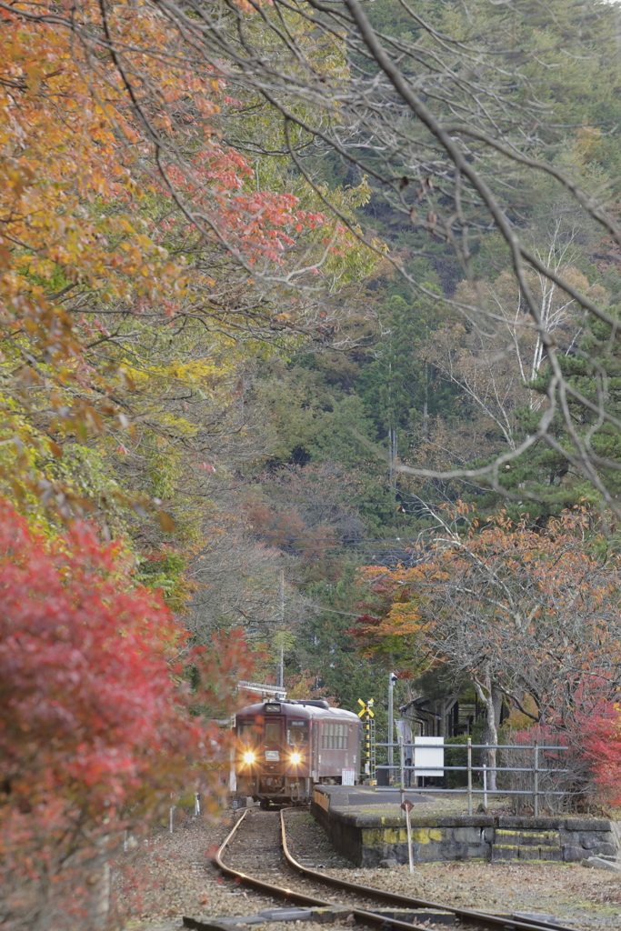 朝の通洞駅