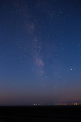 水瓶座流星群と天の川
