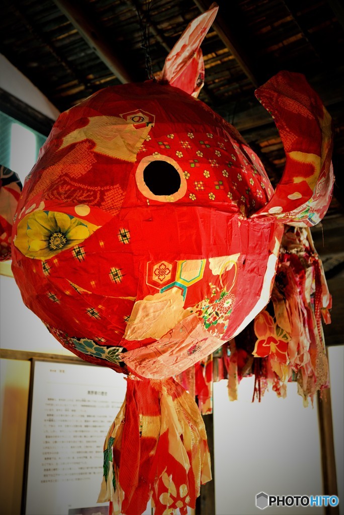 巨大金魚吊し雛