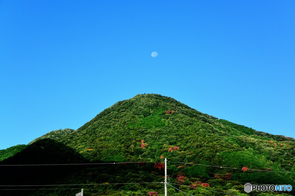 真夏の二上山