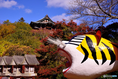 吼える虎