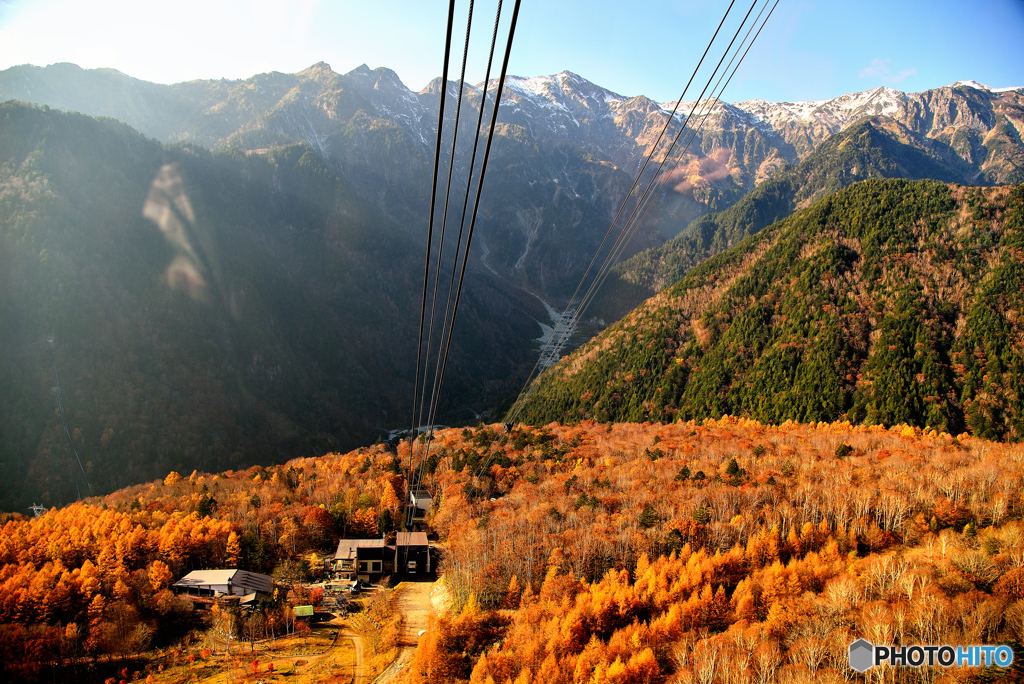 錦秋の北アルプス