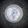 あの花聖地巡礼!　本間芽衣子マンホール