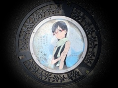 あの花聖地巡礼! つるこ　マンホール
