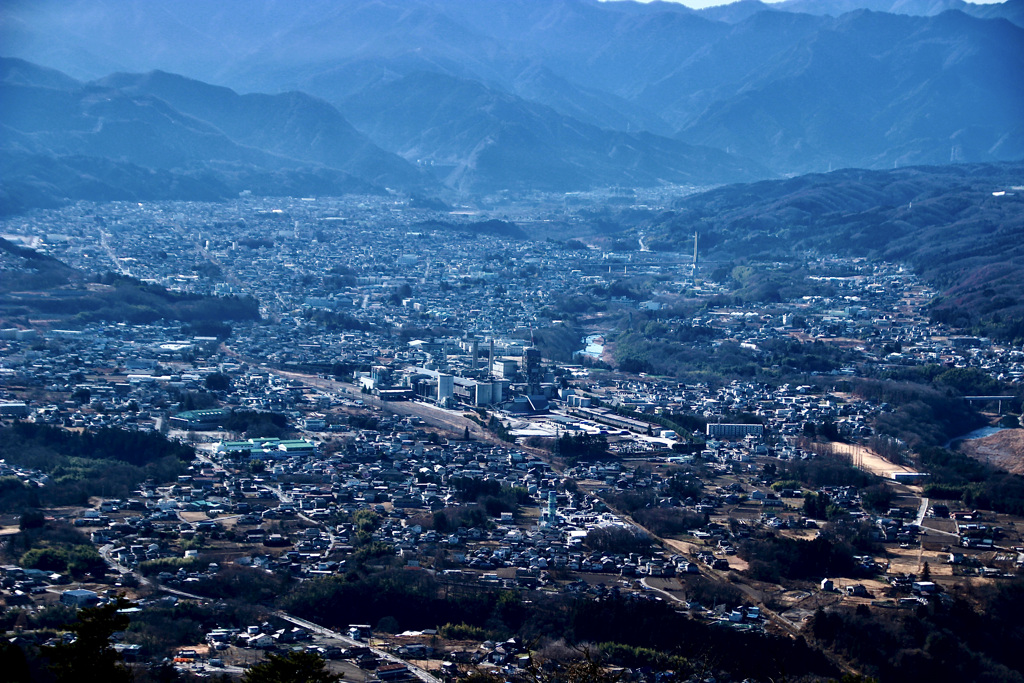 美の山公園展望台より