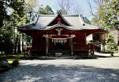 秩父市吉田の椋神社　あの花聖地巡礼!