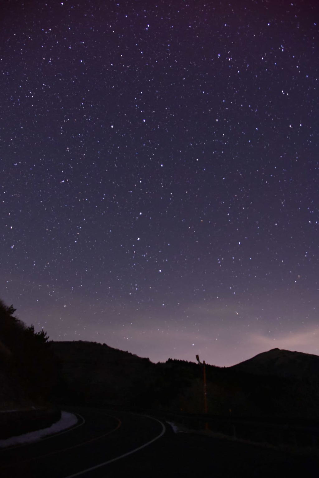 やまなみハイウェイの星空②