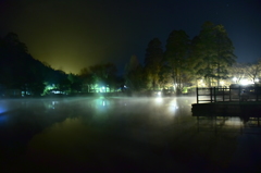 夜の金鱗湖⑤