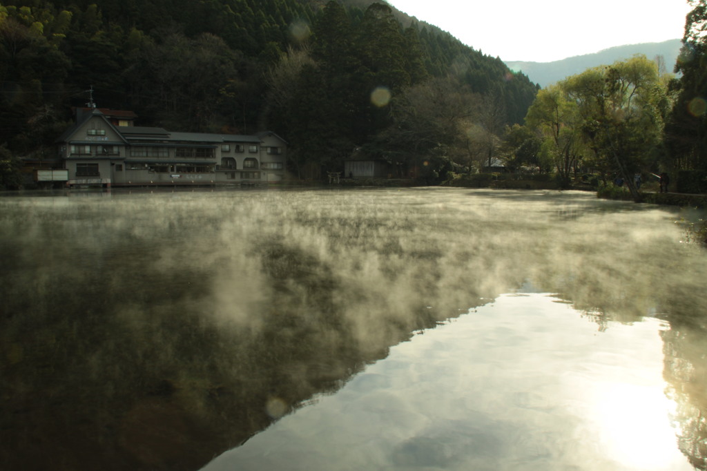 早朝の湯布院①