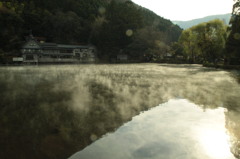 早朝の湯布院①