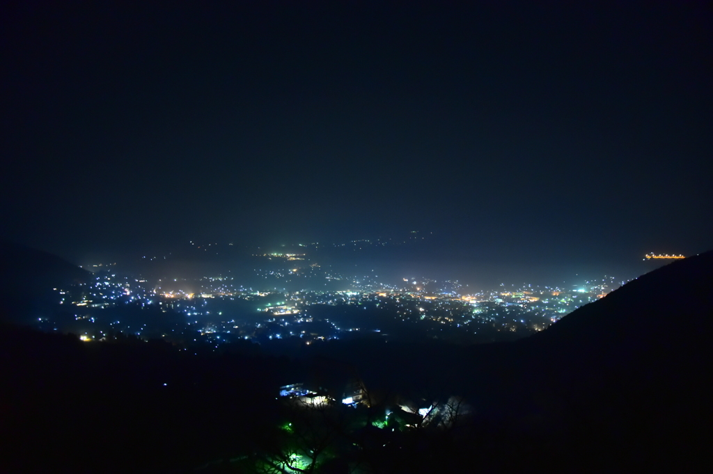 狭霧台からの夜景