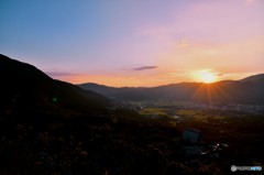 湯布院の夕刻