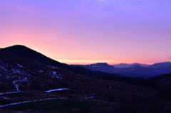 久住高原の夕暮れ⑤