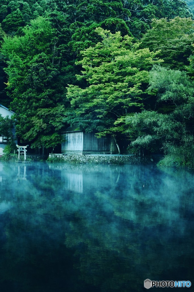 湯布院の早朝①