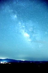 牧ノ戸峠の星空