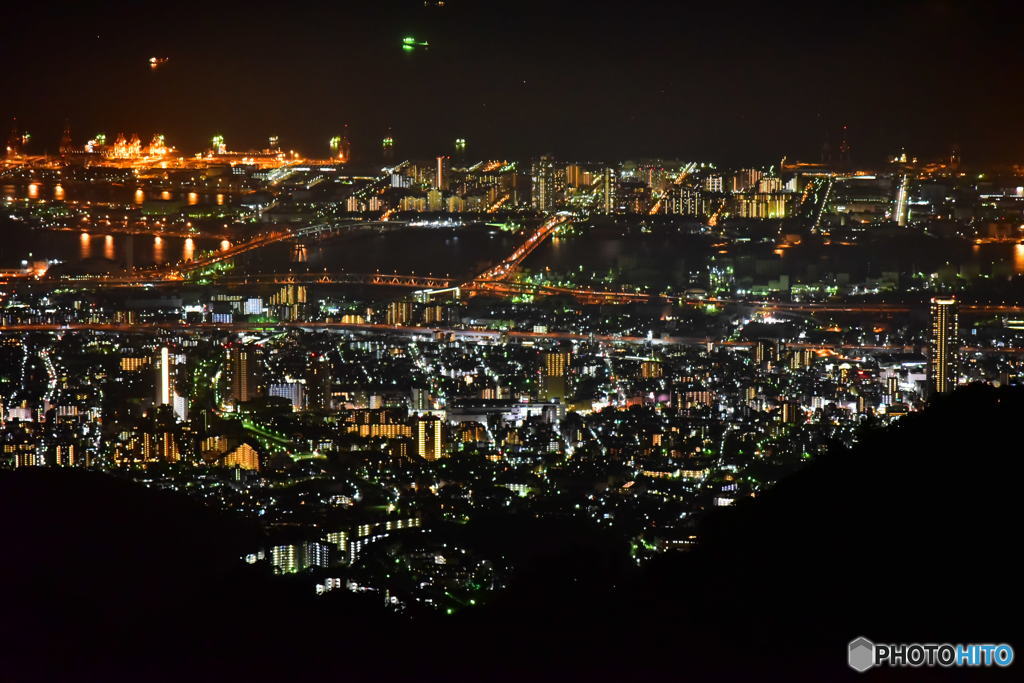 ひさびさの神戸の夜景