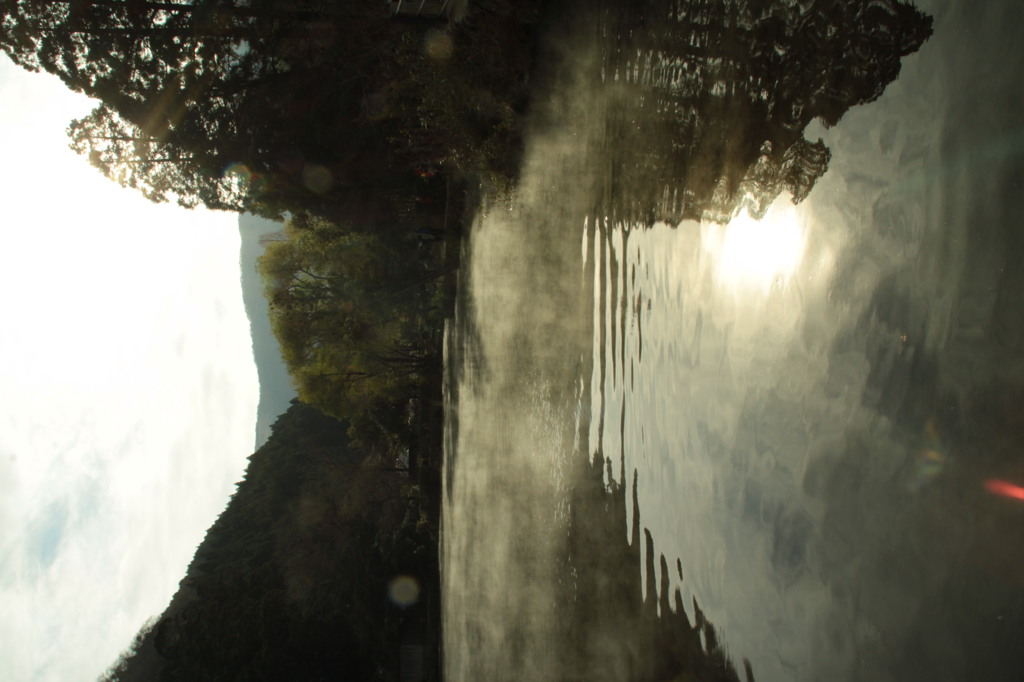 早朝の湯布院②