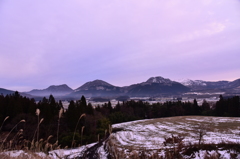 久住高原の夕暮れ③