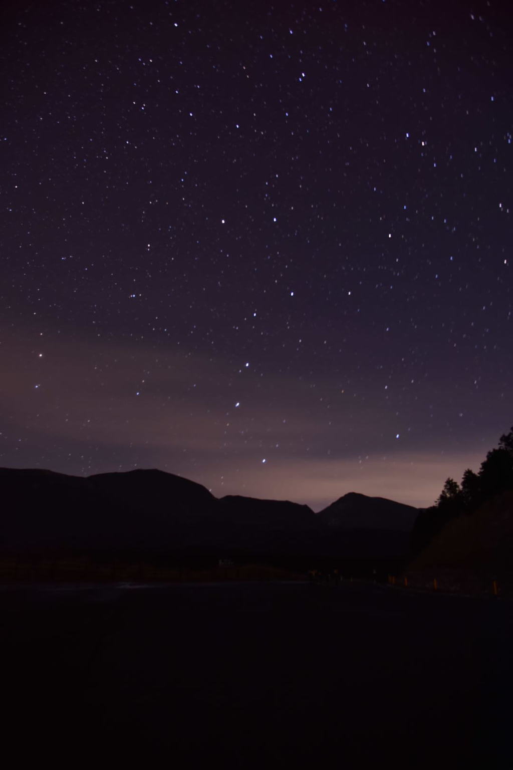 やまなみハイウェイの星空①