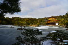 冬の金閣寺