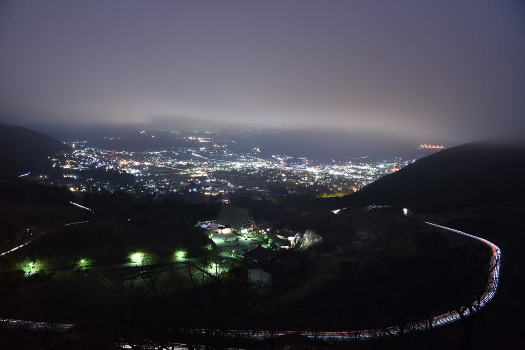 湯布院　夜景