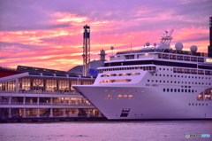 MSC LIRICAの夕景③