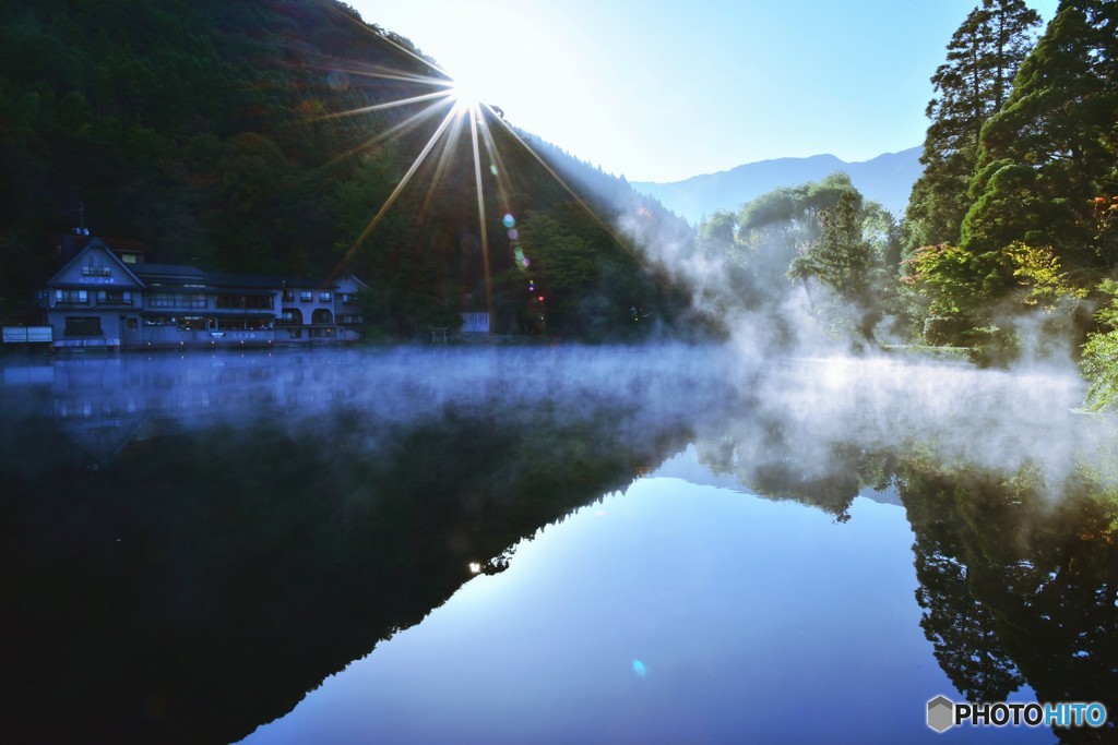 湯布院の早朝②
