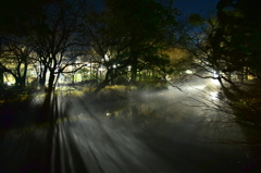 夜の金鱗湖④