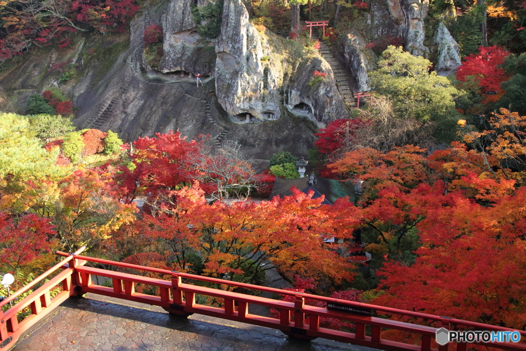 那谷寺 舞台から