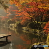 那谷寺 柔らかい朝日
