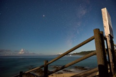 夏の奄美の星空