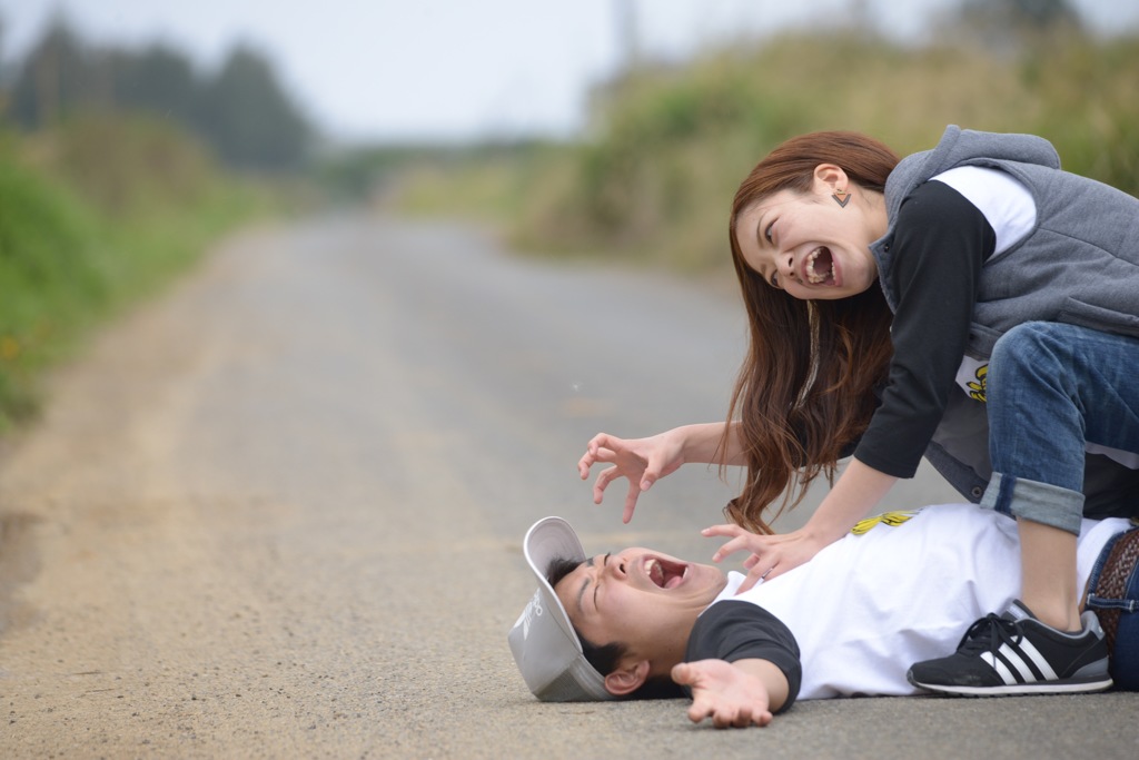 roadside fight