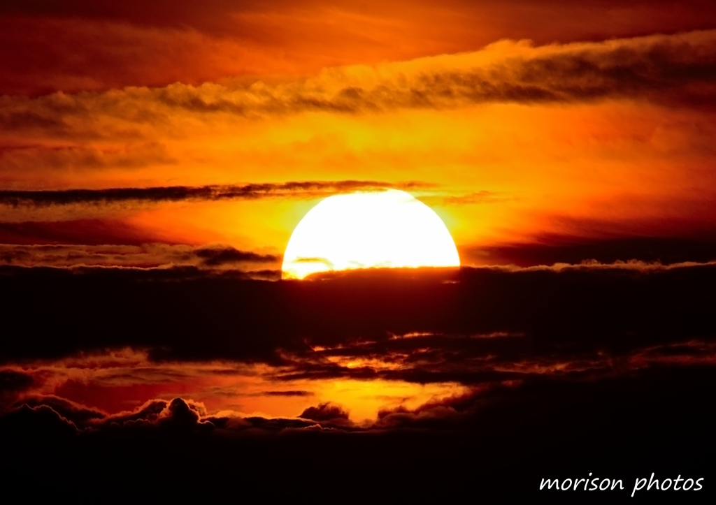 Sun goes down...