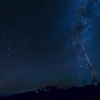 ネオワイズ彗星と天の川と流星