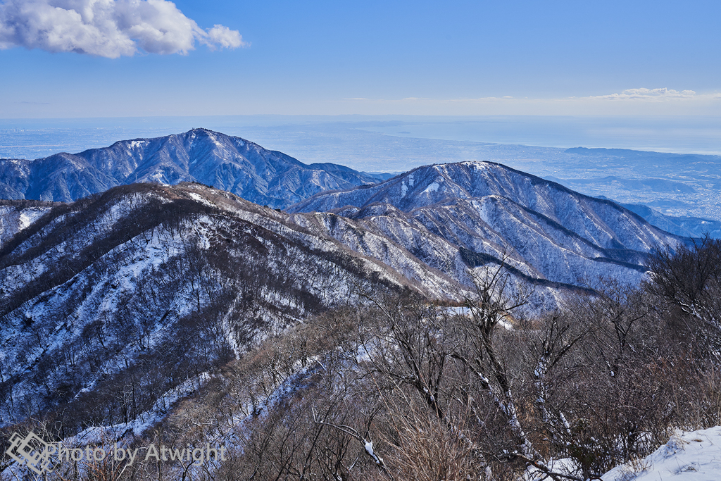 雪の表尾根