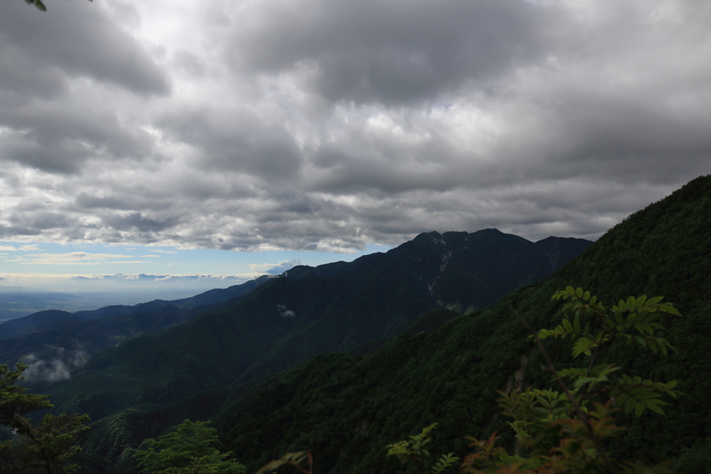 鳳凰三山と富士山