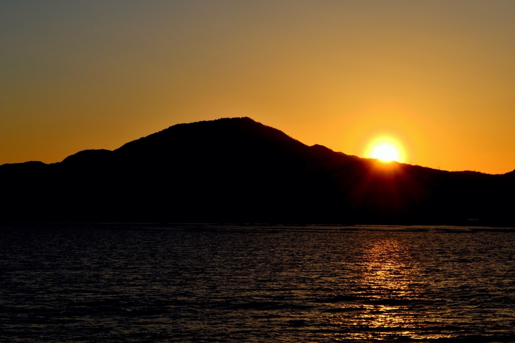 沈む夕日