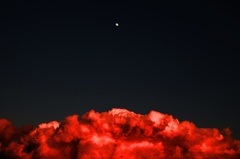 magic hour　～月と雲～